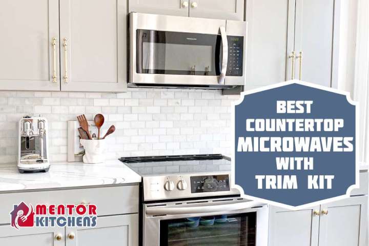 Countertop Microwave with Trim Kit